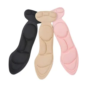 Two in one T type universal heel stickers thicker foot heel lining ladies comfortable wear-resistant high-heeled shoes insoles