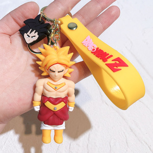 Vente en gros de <span class=keywords><strong>porte</strong></span>-clés en PVC 3D, accessoires mignons de dessins animés, <span class=keywords><strong>porte</strong></span>-clés Son <span class=keywords><strong>Goku</strong></span> - Product Image 5
