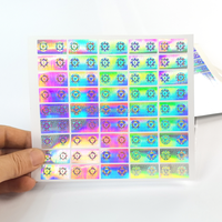 Etiqueta Adhesiva Holográfica Personalizada con Láser, Cinta de Seguridad de Tela Anti-Falsificación a Prueba de Manipulación con Código de Barras Removible