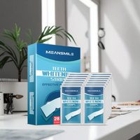 Blanchiment des dents, longue durée, doux, sans danger pour l'émail, blanchiment naturel des dents, 14 traitements, 28 bandes de gel pour les dents sensibles