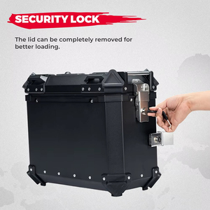 Valises latérales en aluminium <span class=keywords><strong>pour</strong></span> moto, boîtes de rangement latérales <span class=keywords><strong>pour</strong></span> moto, boîte latérale <span class=keywords><strong>pour</strong></span> Honda CRF1000L/1100L Africa Twin - Product Image 3