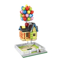 Dekai DK7025 Blocs de construction en plastique ABS sur le thème de la nature, maison suspendue en forme de ballon, jouet de construction pour bébés, puzzle