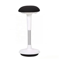 Chaise de bureau ergonomique moderne en PP, réglable en hauteur, extensible, avec fonction d'oscillation, pour assise active, avec vérin à gaz, pour la maison, le bureau et l'hôtel