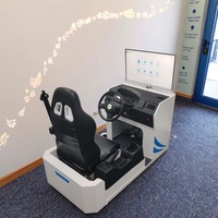 Simulateur de conduite automobile en acier classique pour l'entraînement professionnel en intérieur - Robuste et certifié CE