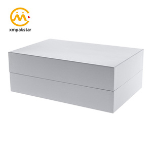 Factory Wholesale Custom logo Print White Black 2 Piece Cardboard Gift <strong>Clothes</strong> Packaging <strong>Box</strong> for Shirt - Product Image 3