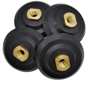 Placa de Respaldo de Goma con Rosca M14 o 5/8"-11 para Almohadillas Abrasivas de Gancho y Bucle OEM OBM - Product Image 2