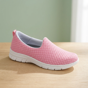 DIAN Garantía de Calidad Color Rosa Calzado Estilo Blucher Zapato de Trabajo Antiestático Para Protección de Pies - Product Image 3
