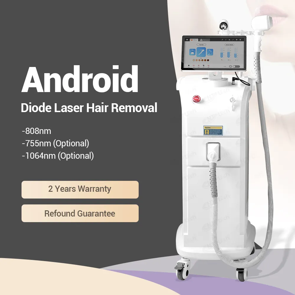 Android High Power starke Leistung tragbare 808 Diodenlaser für Haaren tfernungs maschine zum Verkauf