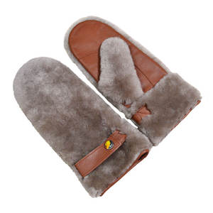 Guantes de Cuero de Alta Calidad para Hombre, Personalizados, de Piel de Oveja, para Invierno, para Adultos, Guantes para Mujer - Product Image 1