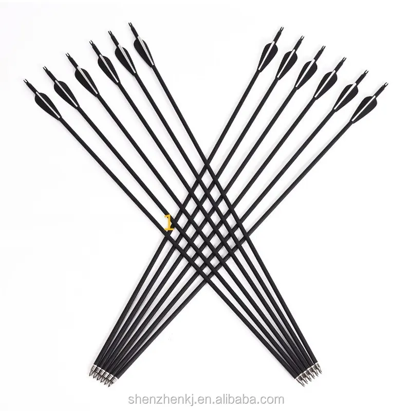 Hot Sale Spine 500 Archery practice arrow shooting compound bow and arrow equipment for Recurve/Compound Bows Archery Hunting
