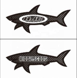 Pegatina de Transferencia en Frío Estereoscópica 3D Paul Shark, Alta Calidad, UVDTF, Resistente al Agua y al Desgaste, Lista para Enviar - Product Image 1