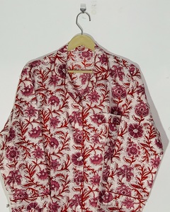 Super Solde : Ensemble de Pyjama Minimaliste Ethnique pour Femme, Imprimé à la Main, Prix de Gros - Product Image 2