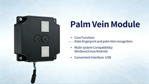 Modul Pengenalan Vena Telapak Tangan JUA-330G, Kontrol Akses Biometrik untuk Sistem Pembayaran Aman, Pemindai Sidik Jari Vena Telapak Tangan, Absensi - Product Image 2