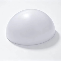 Couvercle de plafonnier en plastique acrylique coloré, diffuseur d'ombre, rond et demi-circulaire, 1 pièce