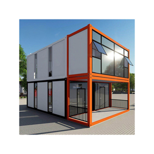 บ้านสำเร็จรูปจีน บ้านคีออสก์เคลื่อนที่ บ้านสำนักงานขนาดเล็ก โครงสร้างเหล็ก โรงงาน บ้านคอนเทนเนอร์ - Product Image 4