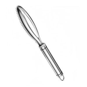 Descamador de Pescado de Acero Inoxidable con Mango - Rallador Multiusos de Cocina, Herramienta Eficiente para un Uso sin Esfuerzo - Product Image 5