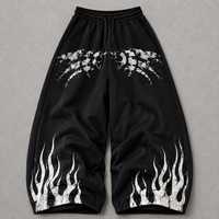 Celana Sweatpants Pria Model Baggy Kasual Streetwear Desainer Celana Sweatpants Pria Kaki Lebar Ukuran Besar Celana Jogging Baggy Pria