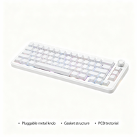 Clavier mécanique de bureau sans fil, clavier mécanique à commutation à chaud, filaire/sans fil 2,4 G, RGB, 65 %, joint, clavier de jeu personnalisé