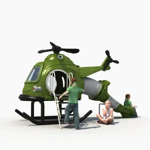 Вертолет моделирование высокопроизводительных фитнес-центров, городское пространство, безопасная игровая площадка, лестник для детей