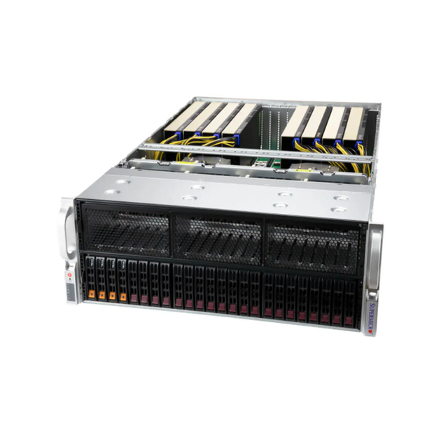 SUpermicro GPU A+ Server AS-4125GS-TNRT DP AMD 4U System with up to 8 PCIe Direct-Connect GPUs Rack Server