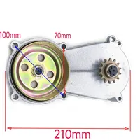 Boîtier de tambour d'embrayage 49cc T8F avec embrayage en fer et vis pour mini quad de poche 47 49cc, moto tout-terrain ATV