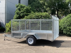 Axe unique soudé sur 750kg <span class=keywords><strong>Cage</strong></span> amovible rampe arrière tondeuse usine voiture remorque - Product Image 6