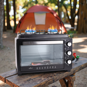 Nouvelle cuisinière à <span class=keywords><strong>gaz</strong></span> GPL créative avec logo personnalisé, <span class=keywords><strong>four</strong></span> séparé, grille, porte en verre trempé, <span class=keywords><strong>mini</strong></span> <span class=keywords><strong>four</strong></span> à <span class=keywords><strong>gaz</strong></span> extérieur pour la maison et le <span class=keywords><strong>camping</strong></span> - Product Image 2