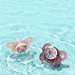 Sucettes en silicone pour bébé transparentes de couleur jour et <span class=keywords><strong>nuit</strong></span> sans BPA - Product Image 3