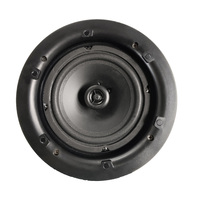 Haut-parleur de plafond sans cadre 6'' 30W/15W/7.5W avec grille magnétique, en ABS, prix de gros, matériau plastique