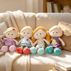 Vente en gros d'usine : Poupée en peluche de 30 cm, modèle Sweety Girl, avec robe, jouets en peluche personnalisés pour enfants, compagnie pour filles - Product Image 1