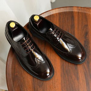 Chaussures Homme en Cuir Véritable de Haute Qualité, Décontractées et Habillées, Antidérapantes, Respirantes et Confortables pour l'Automne - Product Image 4