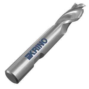 KRINO - 240091000 8% Fresas de tres flautas con vástago Weldon serie corta-EAN 8014249403333 BROCAS - Product Image 3