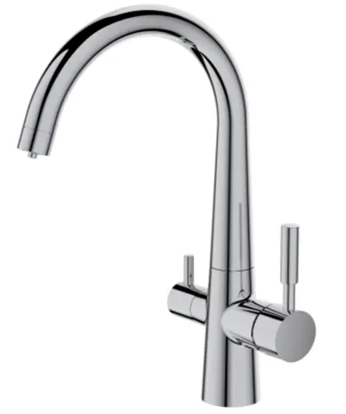 Water Filter Tap New Design Kitchen Purifier Healthy Sink Mixer Faucet Factory Supplier Price 3 Way Dual Handle Brass