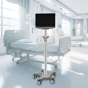 Carrito universal para monitor de pacientes, carrito universal de aleación de aluminio para monitor de pacientes, carrito médico móvil silencioso. - Product Image 1