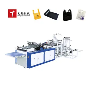 China 130-230 Vezes/Min * 2 Totalmente Automático Que Faz A Máquina Sacos De Plástico Do Alimento Máquina De Impressão Para A Fabricação De Sacos De Plástico