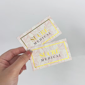 Wholesale CMYK Custom Gold Foil Logo Birthday Greeting Card Digital Business Card Postcard 4*6inch Thank You Card Glossy/Matte - Product Image 2