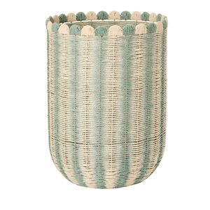 Woven Laundry <b>Basket</b> Round 45x60cm Handmade <b>Storage</b> Organizer For Clothing And Shoes - Product Image 5