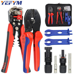Solar PV Kabel Crimp werkzeug LY-2546B Zangen Kit für mit Stripper YE-1R Solar <span class=keywords><strong>Spanner</strong></span> und Solar Steck verbinder Sets - Product Image 1