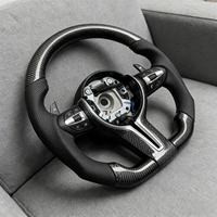Volant en fibre de carbone très vendu, compatible avec BMW F30 F10 F15 F36 F20 F22 F25 F32 M3 M5 E46 E60 E70 E90 E91 M3 M5 1