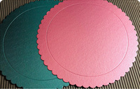 Plateau à gâteau rond en or rose de 2 mm, 12 pouces, 10 pouces, plateau à gâteau, boîte à gâteau