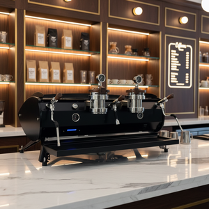 Máquina de Café Espresso Comercial con Cabezal de Infusión Saturado y Sistema de Agua Caliente, Doble Grupo para Cafeterías - Product Image 1