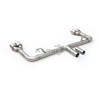 Système d'échappement Catback Valvetronic SS304 pour Audi A3 8Y 2.0T EA888 Gen4 2021-2024, silencieux à soupape intelligente, embouts quadruples, amélioration