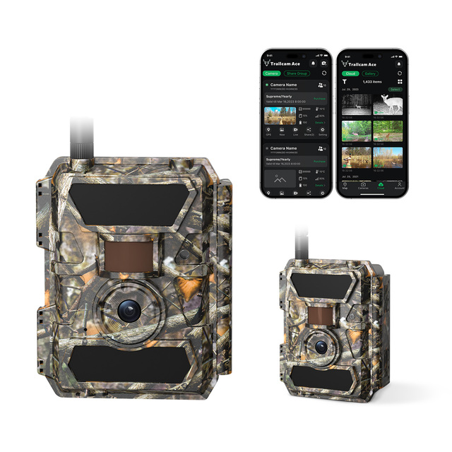 Willfine 4G Cellular Cloud Based Trail Camera 32MP 1080P Customizable 0.2s Trigger Speed IP66 Waterproof PIR Wildlife Trap