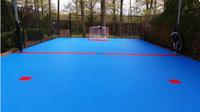 Modularer PP-Verbundbelag für Rollschuh-Sportplätze Outdoor-Inline-Hockey-Kunststofffliesen Sportbodenbelag