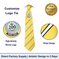 Corbatas Personalizadas de Fábrica, Corbatas con Logotipo Tejido de Alta Densidad, Corbata de Uniforme, Corbatas Ecológicas de Microfibra de Poliéster para Estudiantes