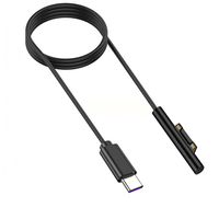 Cargador de Corriente Tipo C PD de Calidad Superior, Adaptador de Carga, Cable de Carga para Microsoft Surface Pro 6/5/4/3, Cable de Cargador para Portátil