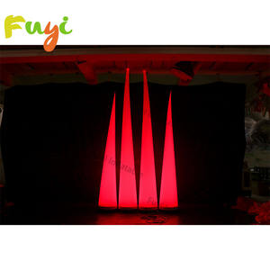 大型反射インフレータブルコーンイベントデコレーションプロモーションディスプレイ巨大アートインスタレーションブローアップミラーコニカル - Product Image 6