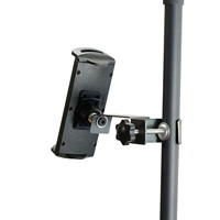 Support de téléphone réglable en silicone à clipser, support rotatif pour bureau, compatibilité universelle pour tablette, microphone, trépied