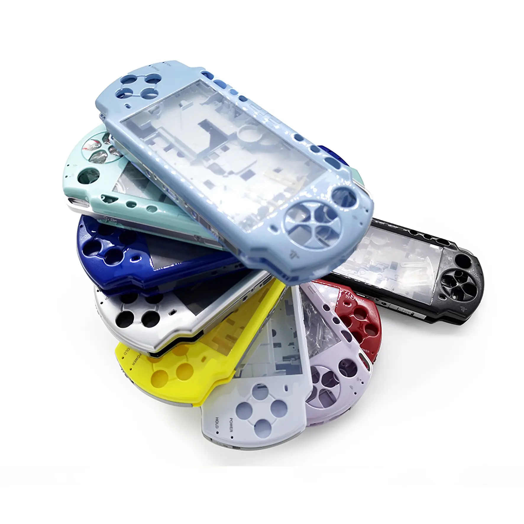 Full Housing Shell Case Cover for PSP1000 With Button Case Shell Housing Cover for PSP 1000 With Buttons Kit Case Shell