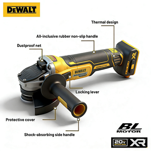 Herramienta Eléctrica Inalámbrica Dewal sin Escobillas, con Velocidad Ajustable, Alta Potencia para Cortar, Pulir y Grabar, Ideal para Bricolaje en el Hogar - Product Image 3
